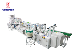 富怡全自動罩杯口罩生產線 （外鼻夾、呼吸閥、上帶卡、加海綿圈）