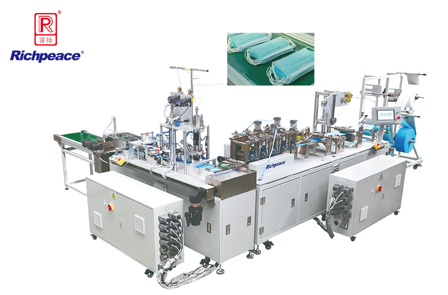 富怡平面口罩一拖一全自動(dòng)生產(chǎn)線
