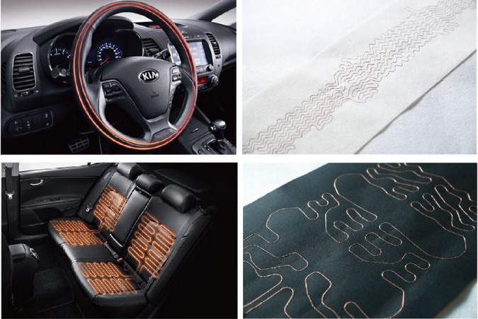 富怡汽車專用電腦布線機-左右自動收送料結(jié)構(gòu)應用