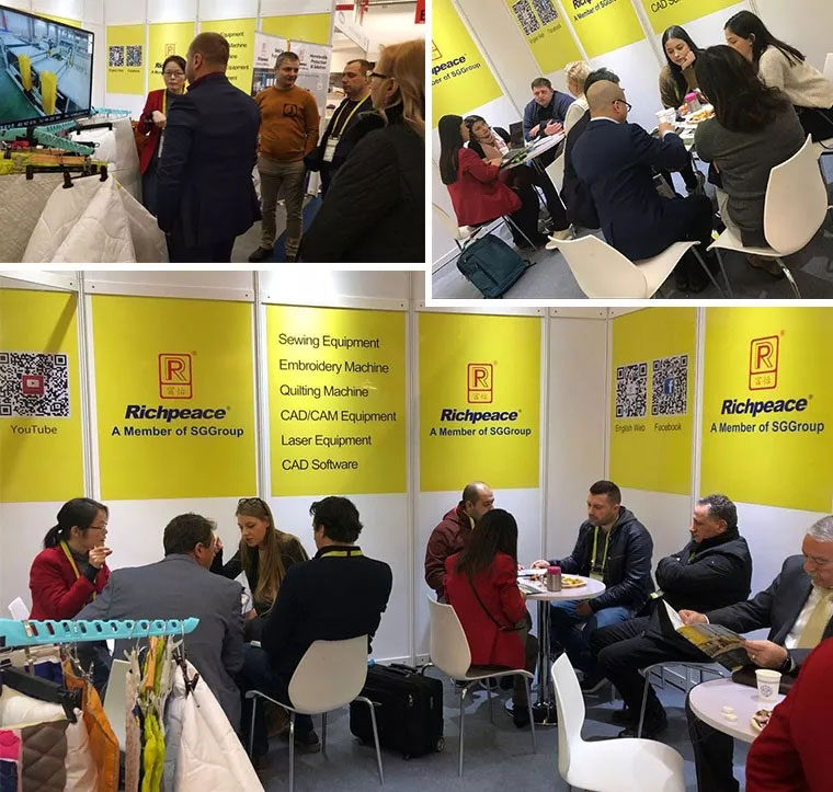 富怡家紡領域自動化生產線，亮相法蘭克福國際紡織品展覽會