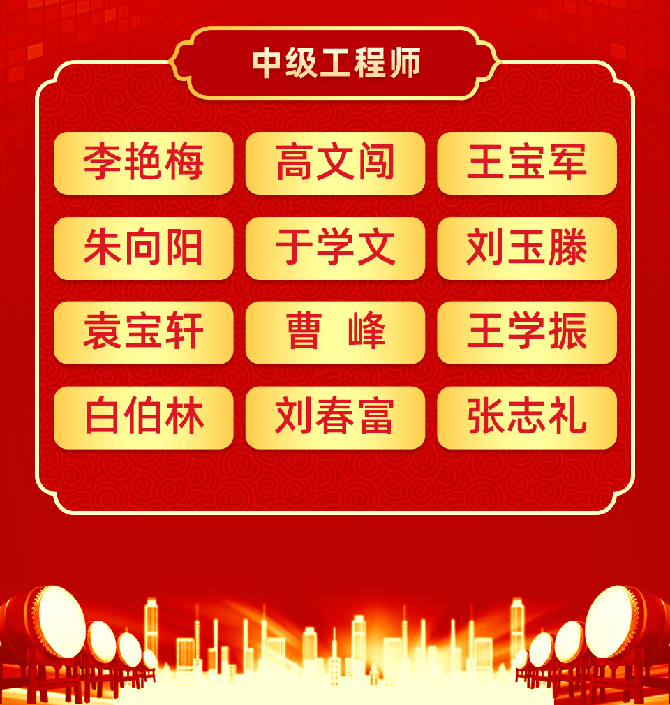 工程技術類高級別職稱